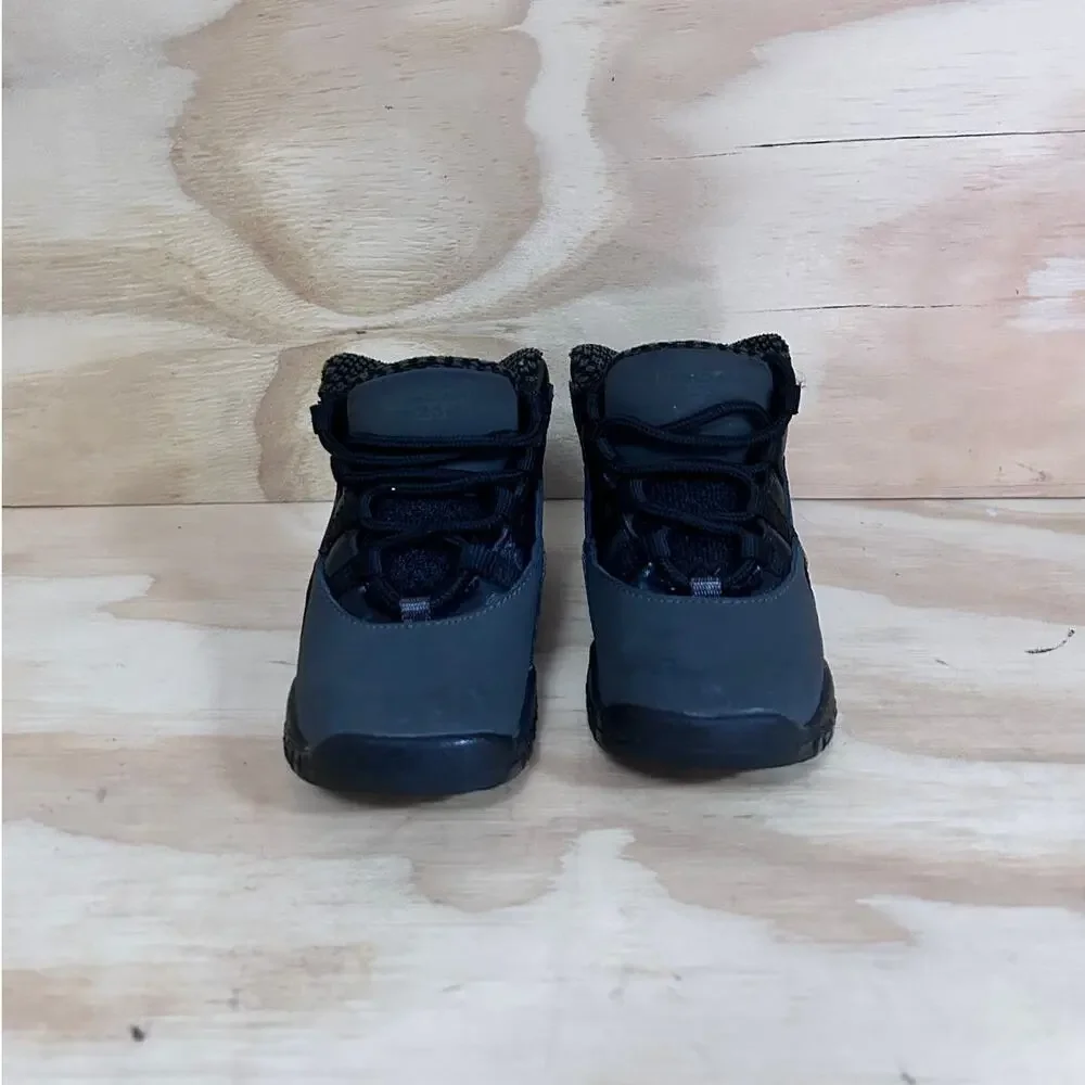 Nike-Air Jordan 10 Shadow-Sneakers-Gray/Black-Kids Little Unisex -8Y-310808-002